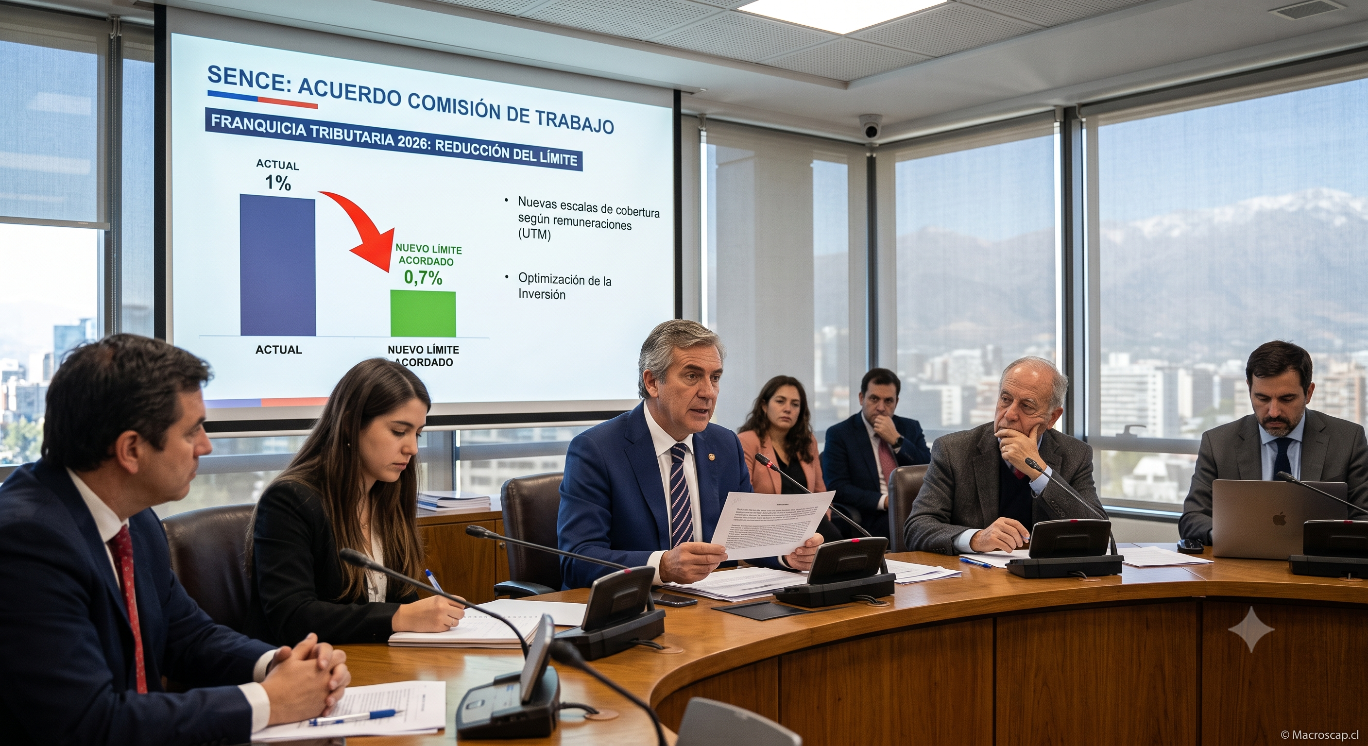 Franquicia Tributaria SENCE 2026: Comisión de Trabajo acuerda rebajar el límite anual al 0,7%